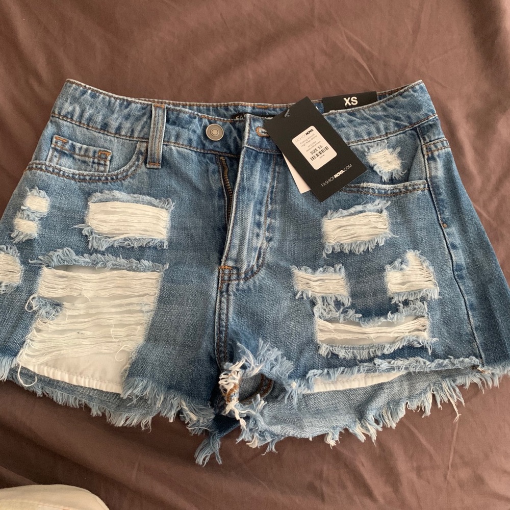 Fashion Nova Distressed Shorts
